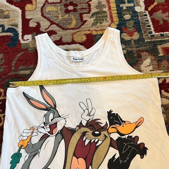 Jerry Leigh Vintage Looney Tunes tank Bugs & Daffy Tasmanian Devil - Picture 10 of 10